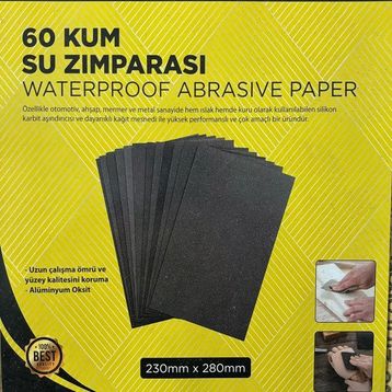 Dizayn 60 Kum Su Zımparası