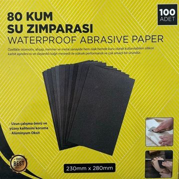 Dizayn 80 Kum Su Zımparası