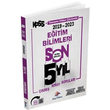 Dizgi Kitap 2024 KPSS Eğitim Bilimleri Son 5 Yıl Çıkmış Sorular Video Çözümlü