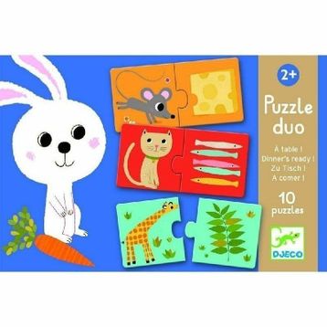 Djeco İkili Duo Dinner Puzzle