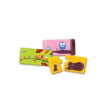 Djeco İkili Duo Mom Baby Puzzle