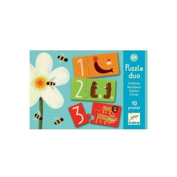 Djeco İkili Duo Numbers Puzzle