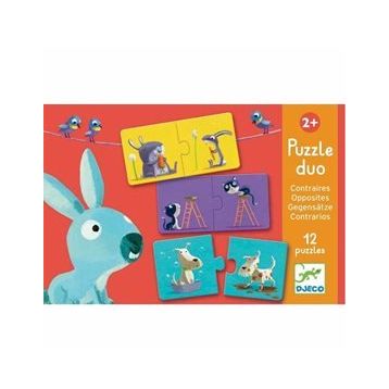 Djeco İkili Duo Opposites Puzzle
