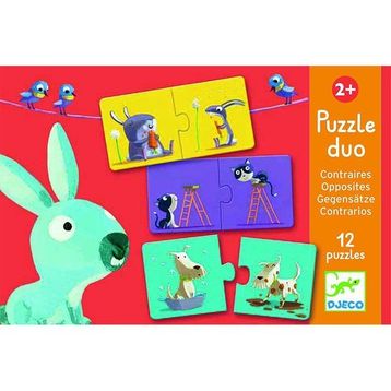 Djeco İkili Duo Opposites Puzzle