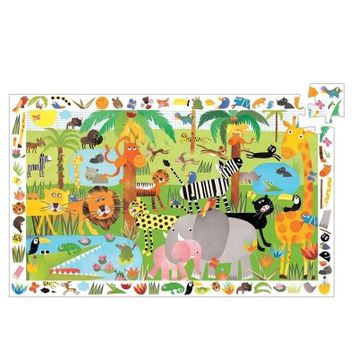 Djeco Klasik 35 Parçalı Jungle Puzzle
