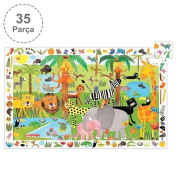 Djeco Klasik 35 Parçalı Jungle Puzzle