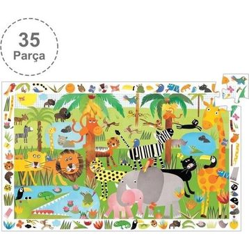 Djeco Klasik 35 Parçalı Jungle Puzzle