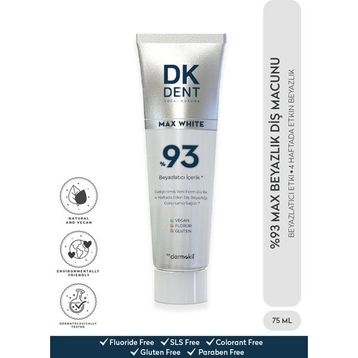 Dk Dent 75 ml %93 Maximum Beyazlık Diş Macunu