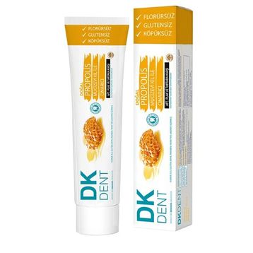 Dkdent Propolis Florürsüz 75 ML Doğal Diş Macunu