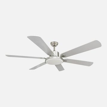 Dlc Grecale 148 cm Mat Krom Led Tavan Vantilatörü