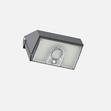 Dlc Solar 1000 Lümen Siyah Sensörlü Led Aplik