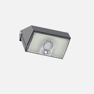 Dlc Solar 1000 Lümen Siyah Sensörlü Led Aplik