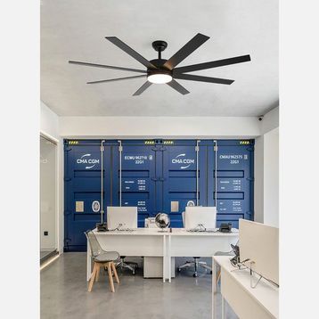 Dlc Zephyr Siyah 162 cm Uzaktan Kumandalı Tavan Vantilatörü