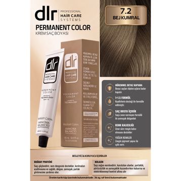 DLR 7.2 Bej Kumral 60 ml Saç Boyası