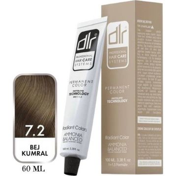 DLR 7.2 Bej Kumral 60 ml Saç Boyası