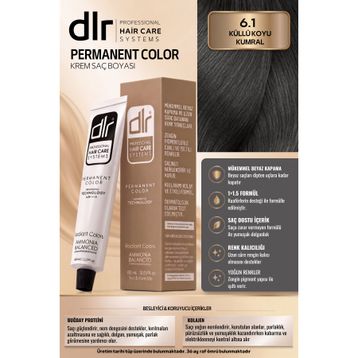DLR Color 6.1 Küllü Koyu Kumral 60 ml Saç Boyası