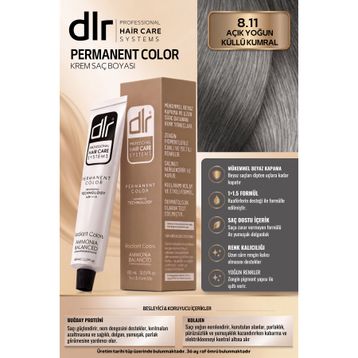 DLR Color 8.11 Yoğun Açık Küllü Kumral 60 ml Saç Boyası