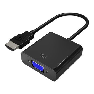 DM CHB021 Hdmı To Vga Dönüştürücü 3.5 mm Aux Ses Destekli ÇıkışLI Adaptör