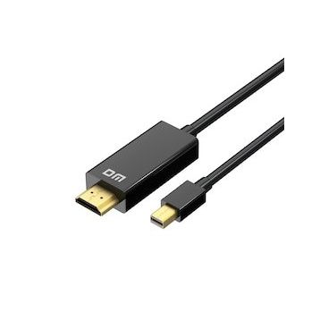 DM CHB039 4K 30Hz Mini Displayport to HDMI 1.8 mt Görüntü Aktarma Kablosu