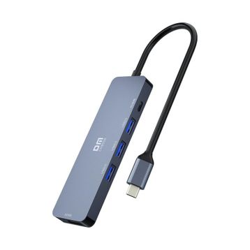 DM CHB058 Type-C to 4K HDMI 3xUSB 3.0 PD Hub Dönüştürücü