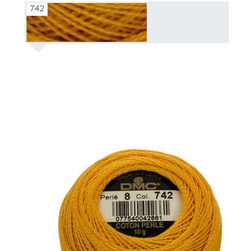 Dmc 742 Koton Perle 8 Numara Nakış İpliği