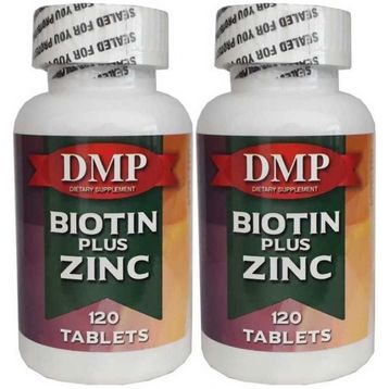 Dmp Biotin Plus Zinc 2x120 Tablet