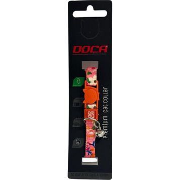 Doca Premium Spring Desenli 1.2x18-38 cm Kedi Boyun Tasması