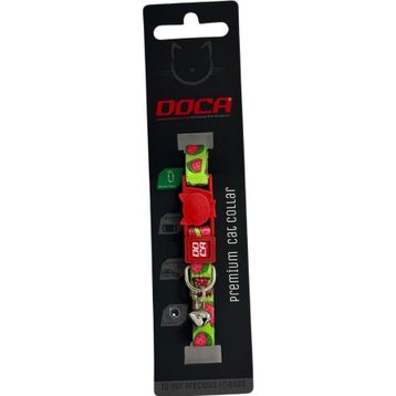 Doca Premium Watermelon 1.2x18-38 cm Desenli Kedi Boyun Tasması