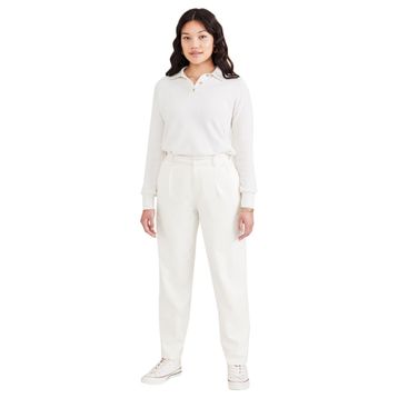 Dockers High Waist Pleated Original Khaki Egret Tapered Kadın Pantolon