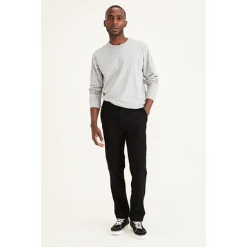 Dockers Smart 360 Comfort Knit Chino Siyah Slim Fit Erkek Pantolon