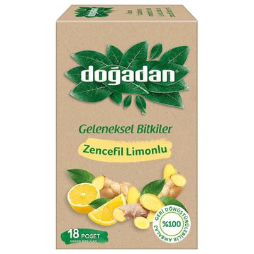 Doğadan 18'Li Limon-Zencefil Bitki Çay