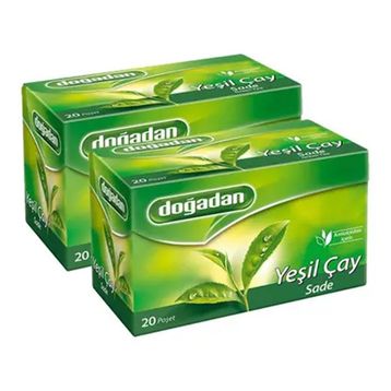 Doğadan 20'li 34 gr Yeşil Çay Sade Green Tea