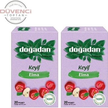 Doğadan 20'li Keyif Elma Bitki Çayı (2 adet)