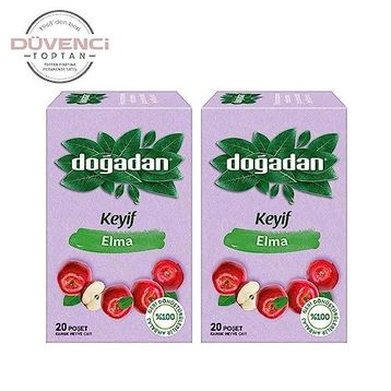 Doğadan 20'li Keyif Elma Bitki Çayı (2 adet)