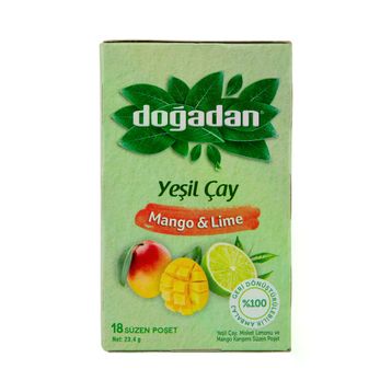 Doğadan 23.4 gr Mango & Lime Yeşil Çay