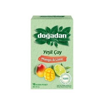 Doğadan 23.4 gr Mango & Lime Yeşil Çay