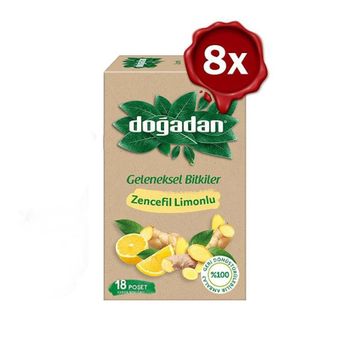 Doğadan Limon Zencefil 20'li Karışık Bitki Çayı