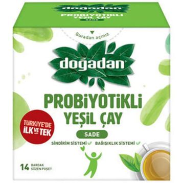 Doğadan Probiyotikli 14 Adet Yeşil Çay