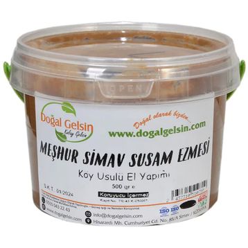 Doğal Gelsin 500 gr Meşhur Simav Susam Ezmesi
