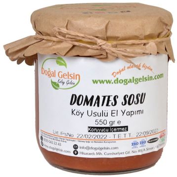 Doğal Gelsin 550 gr Domates Sosu
