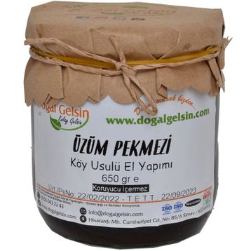 Doğal Gelsin 650 gr Üzüm Pekmezi
