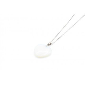 Doğal Kalp Opal 002 Kolye Ucu