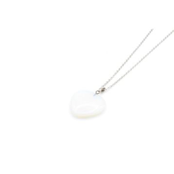 Doğal Kalp Opal 002 Kolye Ucu
