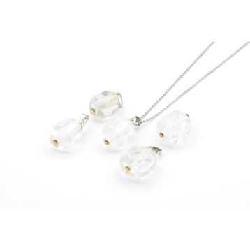 Doğal Kristal Kuvars 006 Kolye Ucu