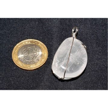 Doğal Kristal Kuvars Kolye Ucu