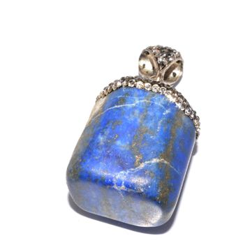 Doğal Lapis Lazuli Kolye Ucu