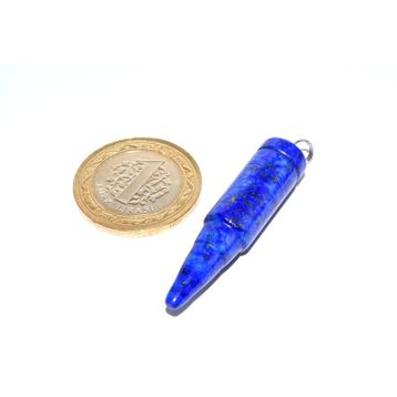 Doğal Lapis Lazuli Kolye Ucu