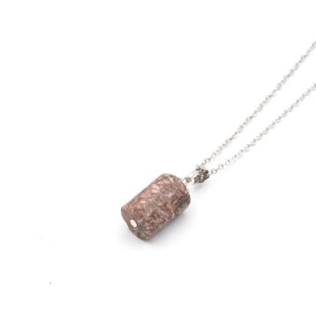 Doğal Rodonit 003 Kolye Ucu
