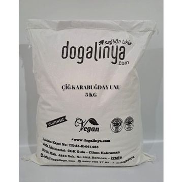 Doğalinya 5 kg Glutensiz Çiğ Karabuğday Unu