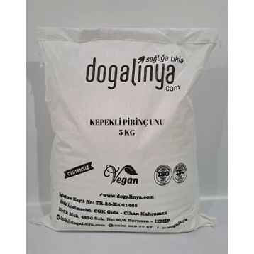 Doğalinya 5 kg Glutensiz Kepekli Esmer Pirinç Unu